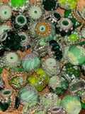 Green Fancy Beads - Mix Pack (6pcs)