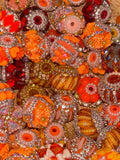 Orange Fancy Beads - Mix Pack (6pcs)