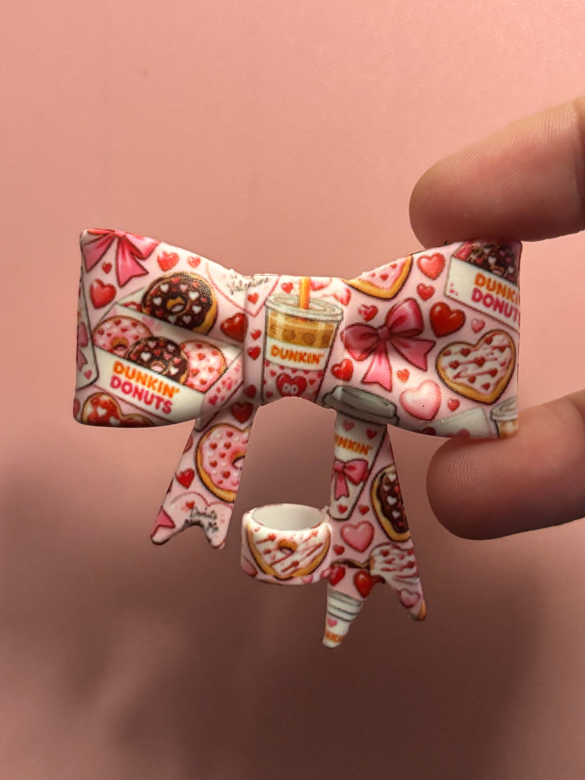 Dunkin’ Pink Hearts & Bows - Bow