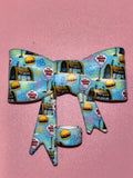 Krusty Krab & Krabby Patties Blue - Bow