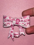 New England Patriots Pink Jersey & Bows - Bow