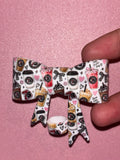 7 Brew Coffee Pink Hearts & Checkerboard Bows - Bow