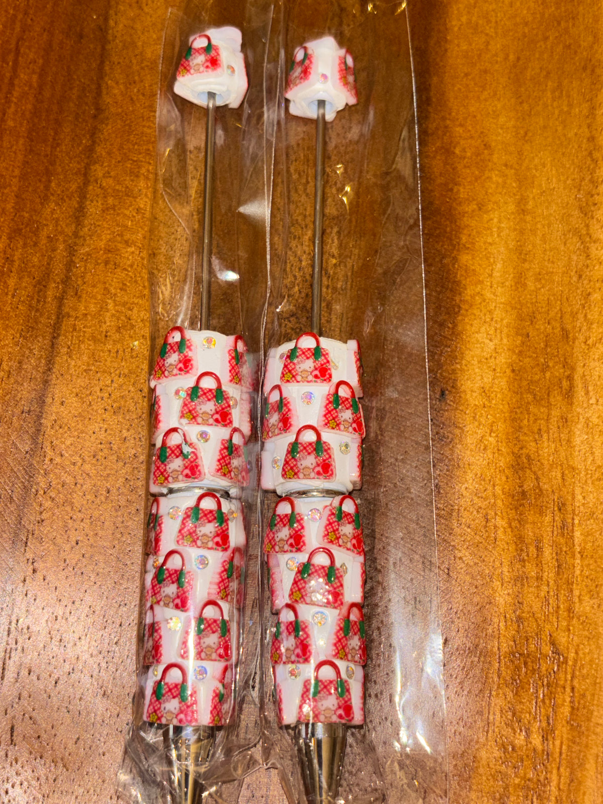 Hello Kitty Christmas Handbag White Sparkle - Pen