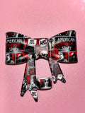 American Horror Story Red & Black Collage - Bow