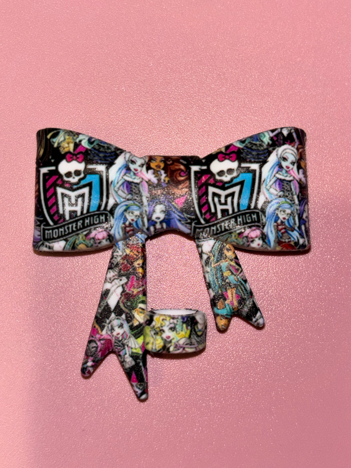 Monster High Shield Logos & Character Collage - Bow
