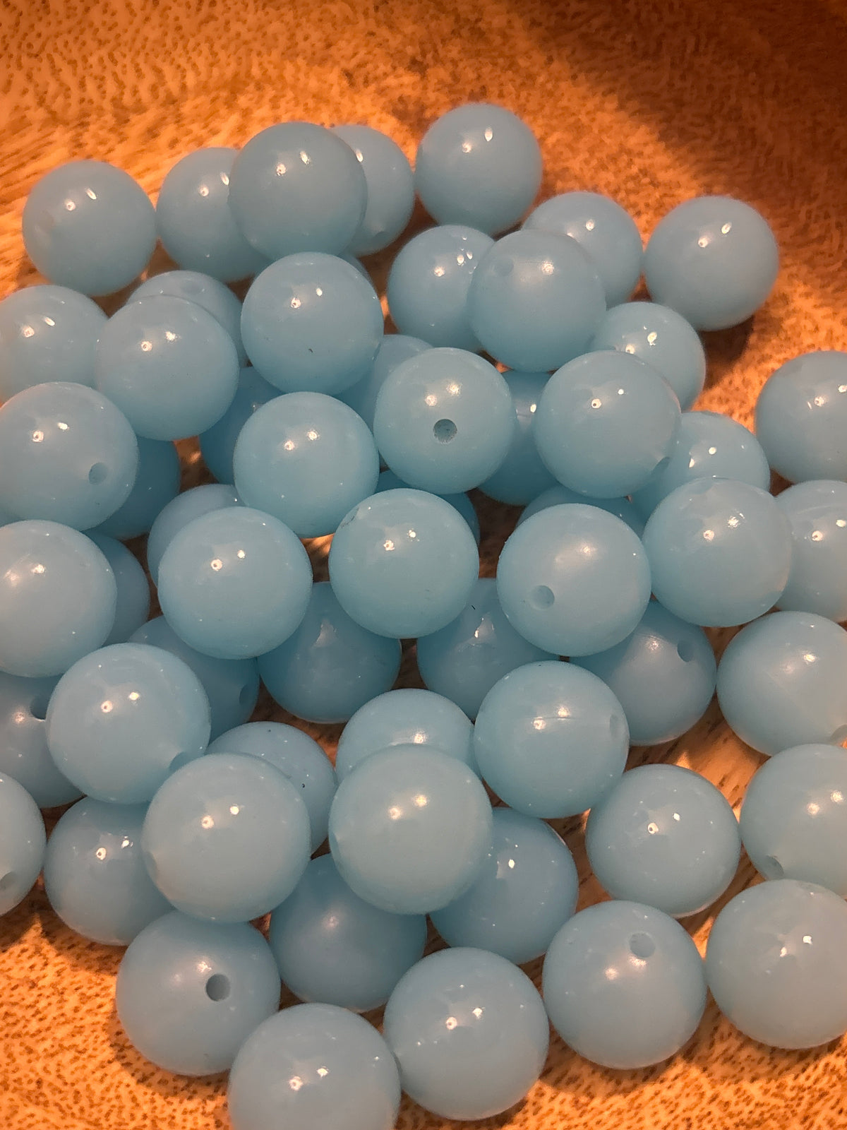 Liquid Jelly Blue 15mm - Sold by Piece