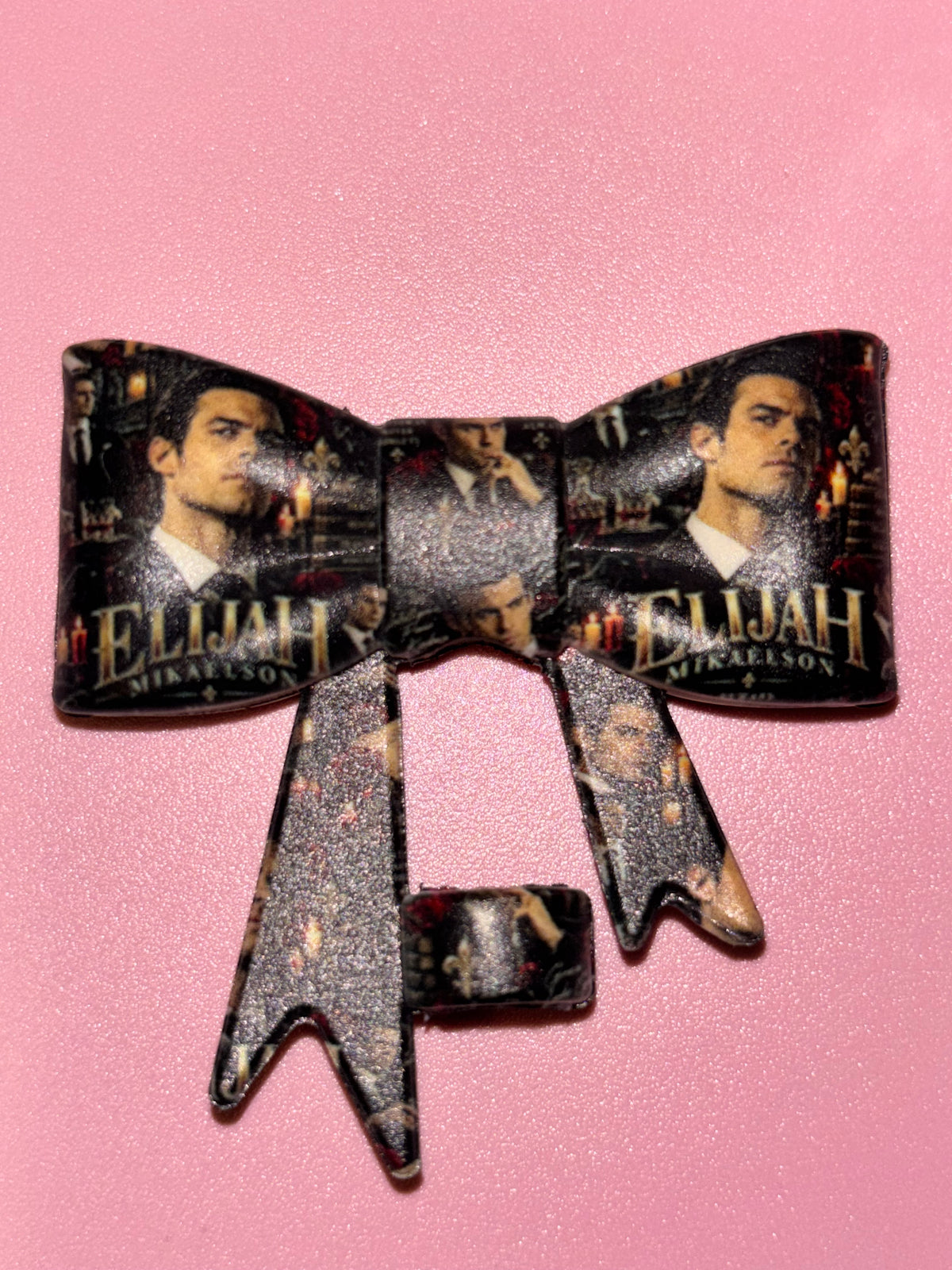 Elijah Mikaelson Dark Portrait & Candles Collage - Bow
