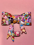 80s Toybox Pink Nostalgia Character Collage - Bow