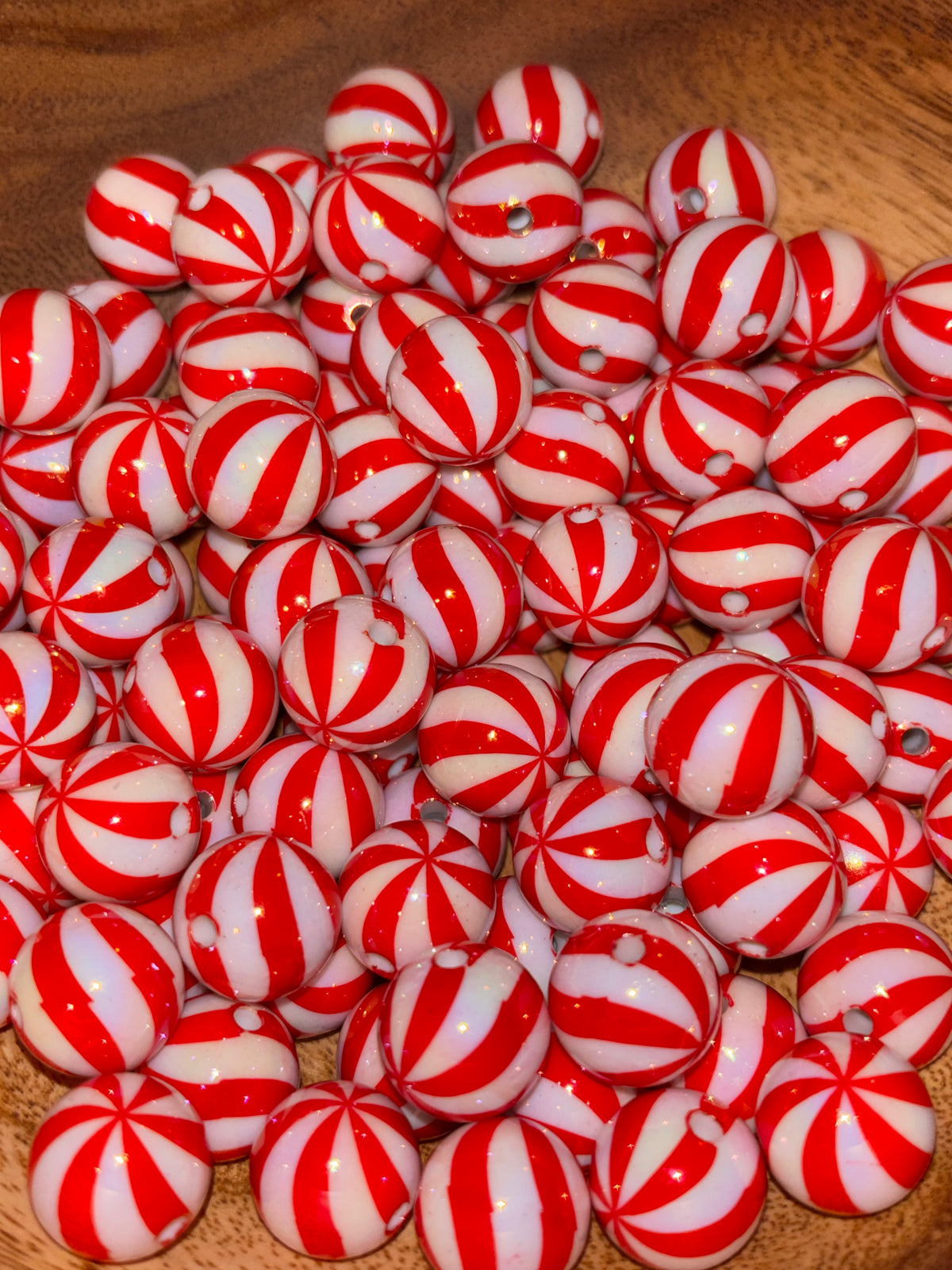Peppermint Twist - 16mm (10pcs)