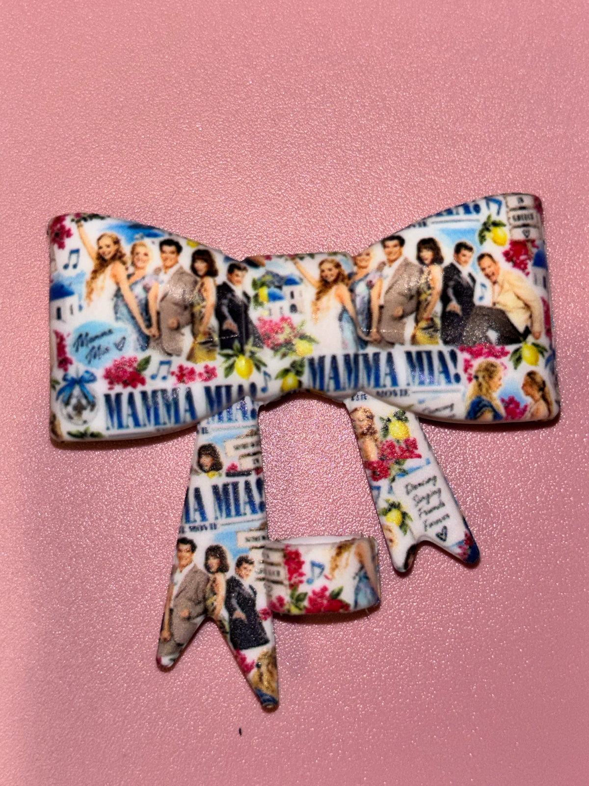 Mamma Mia Cast Lemons & Florals - Bow