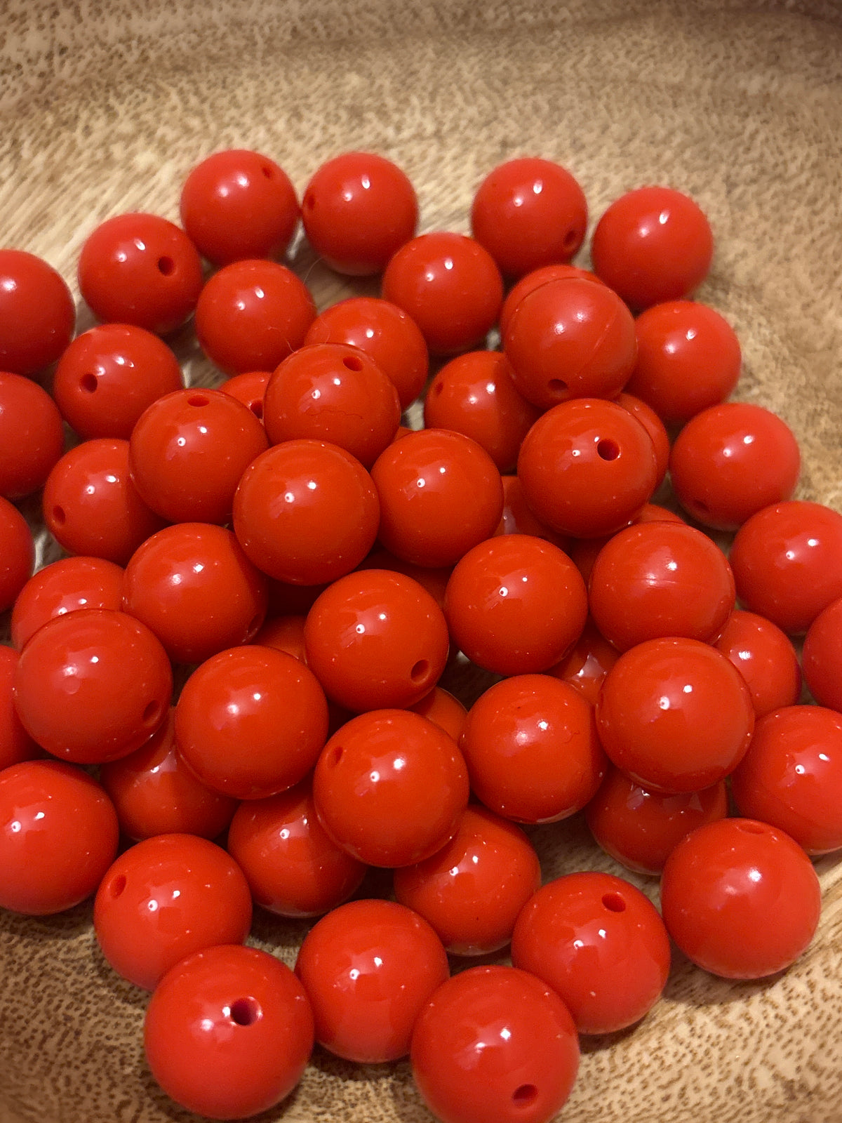 Liquid Burnt Orange 15mm - Sold by Piece