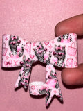 Pink Zebra Bubblegum & Designer Bags - Bow