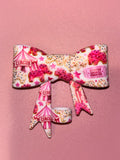 Circus Animal Cookies Pink Tents & Stars - Bow