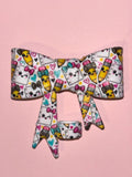 Smiling Pencils & Notebook Paper Coquette - Bow