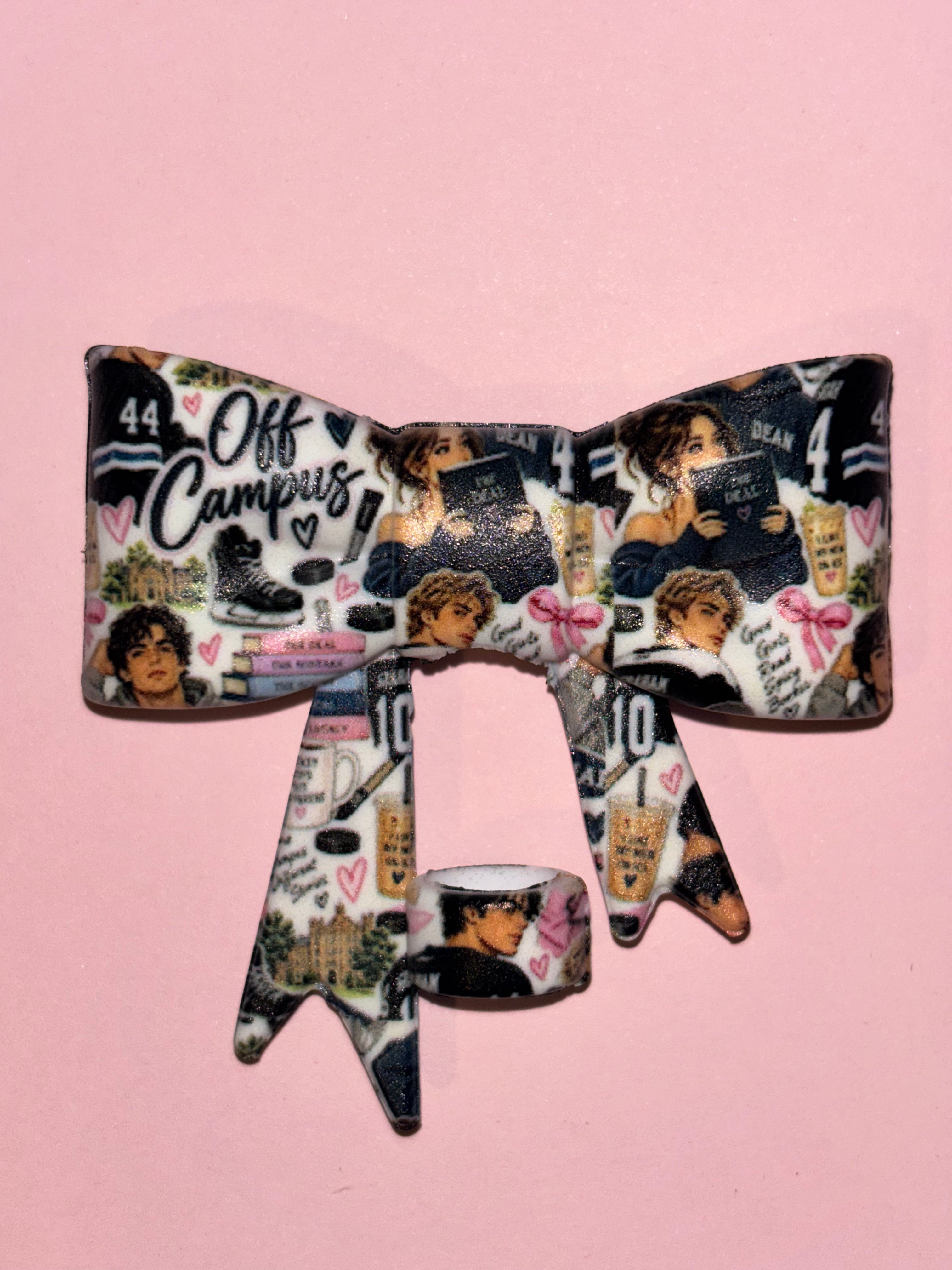 Off Campus Hockey & Books Pink Coquette - Bow