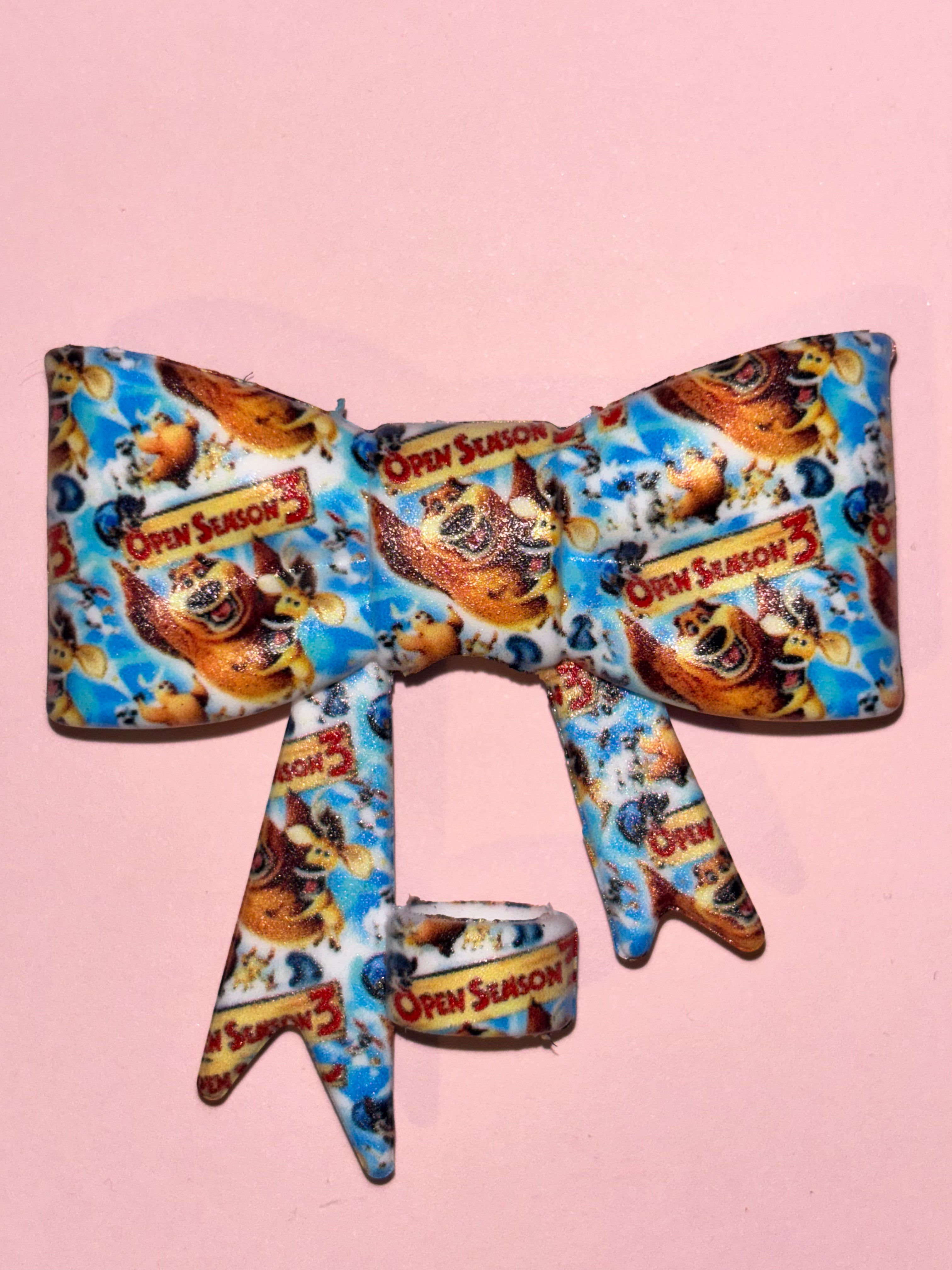 Open Season 3 Blue Character Collage - Bow