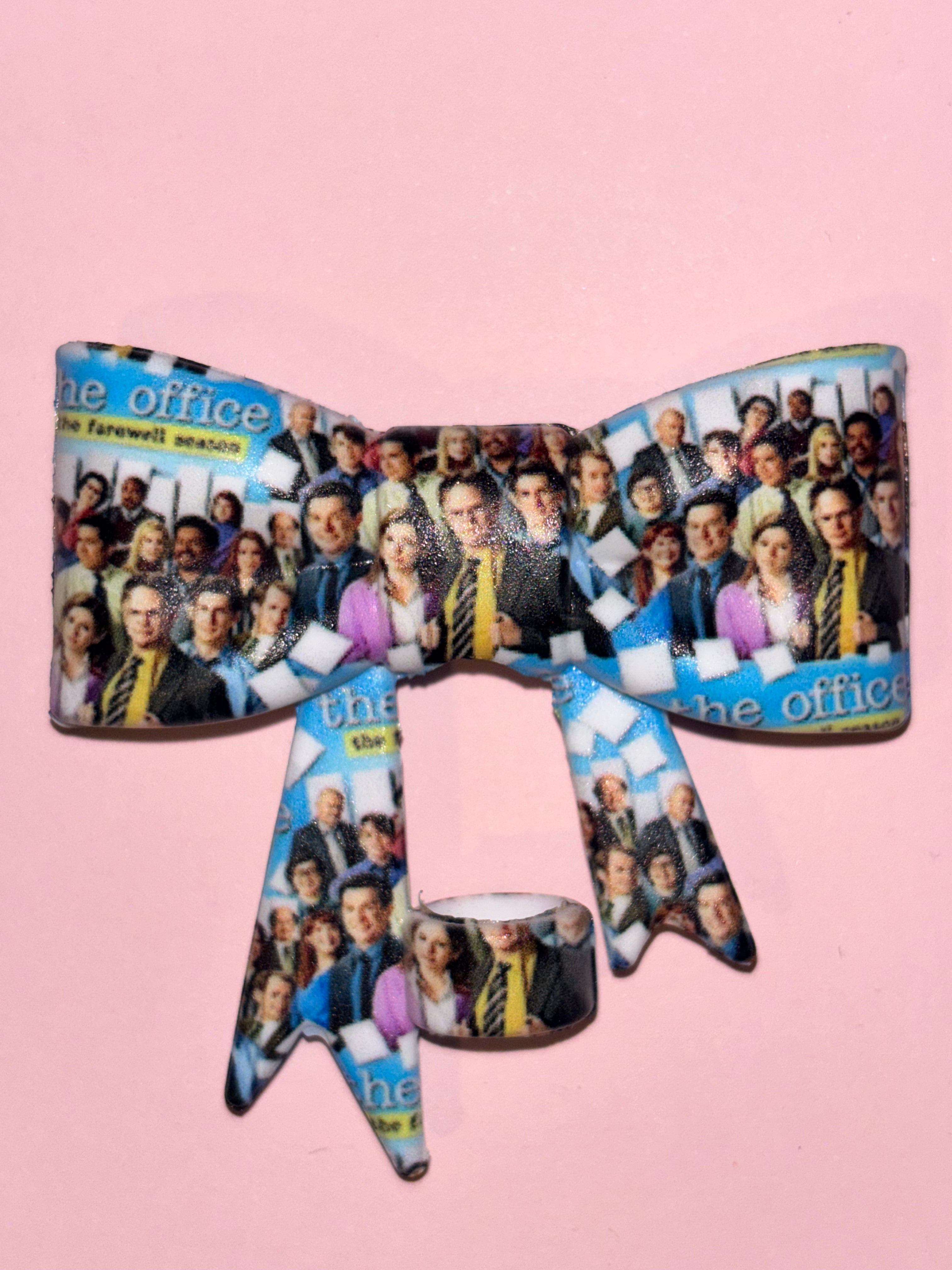 The Office Blue Cast & Paper Collage - Bow