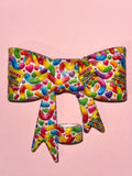 Haribo Rainbow Gummy Worms & Candy Hearts - Bow