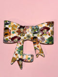 Toy Story Flower Faces & Yellow Checkerboard - Bow