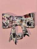 Taylor Swift Albums Pink Boots & Butterfly Collage - Bow