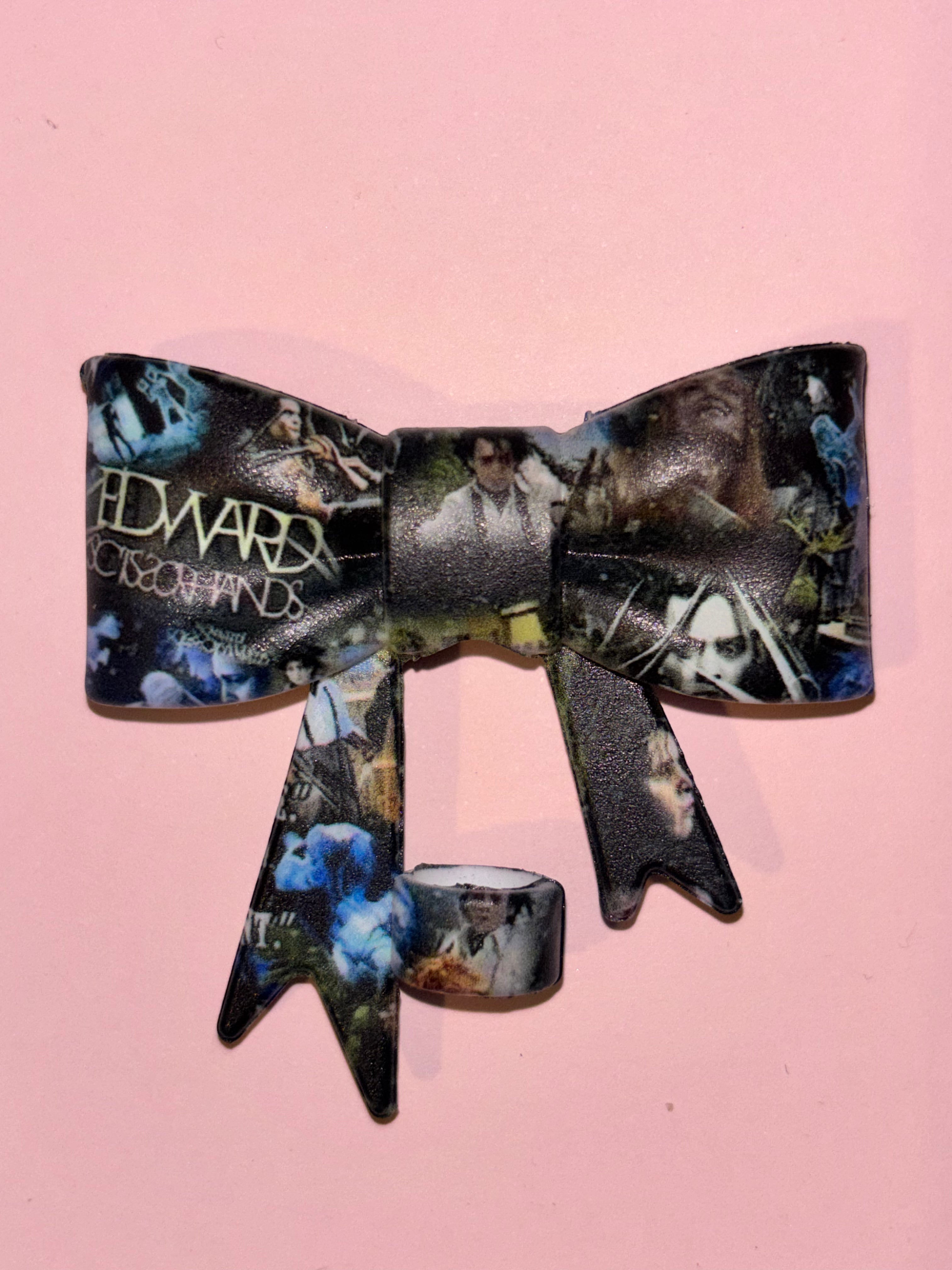 Edward Scissorhands Midnight Blue Film Collage - Bow