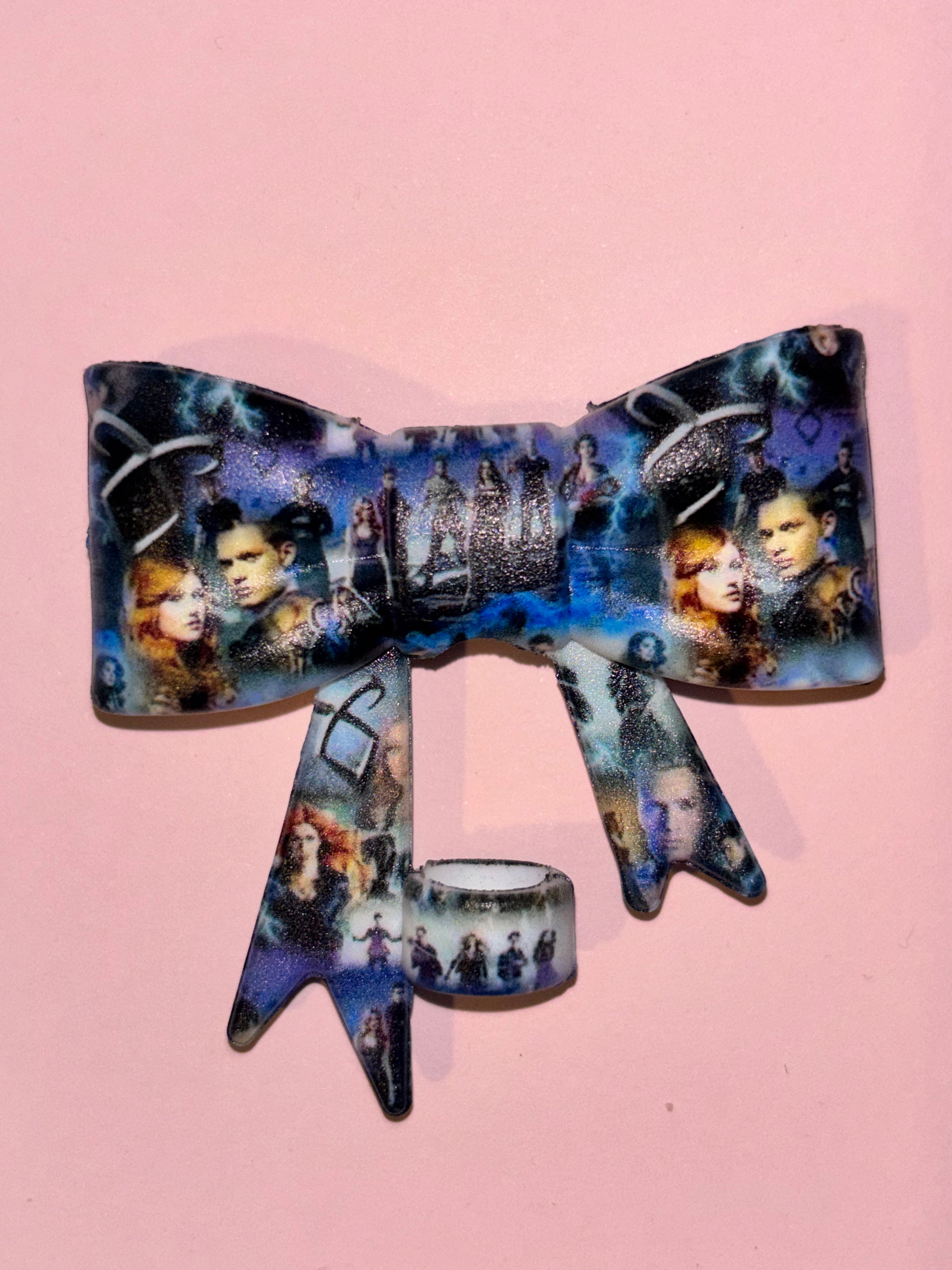 Mortal Instruments City of Bones Blue Rune Collage - Bow