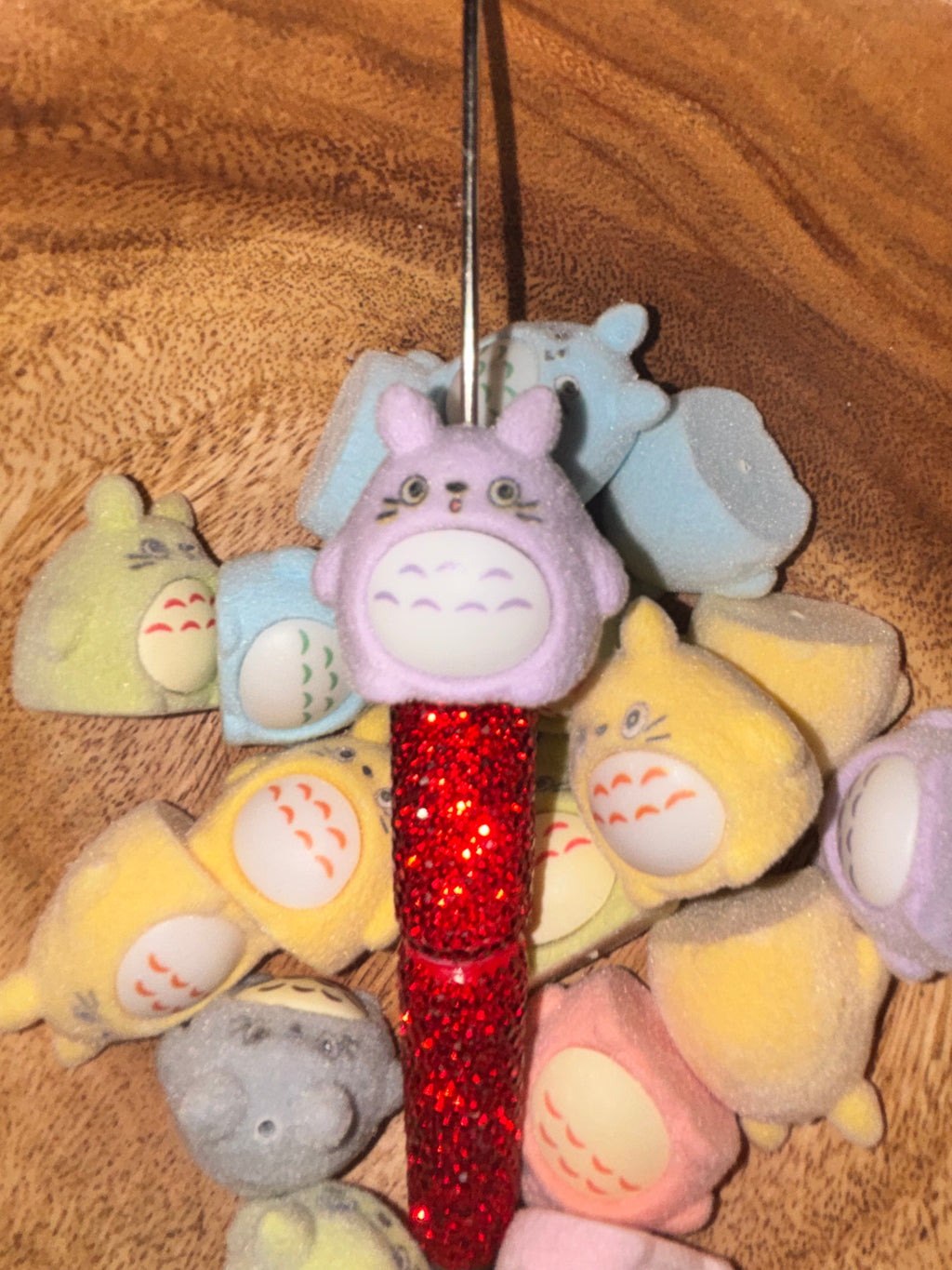 Totoro Fuzzy Bead or Topper