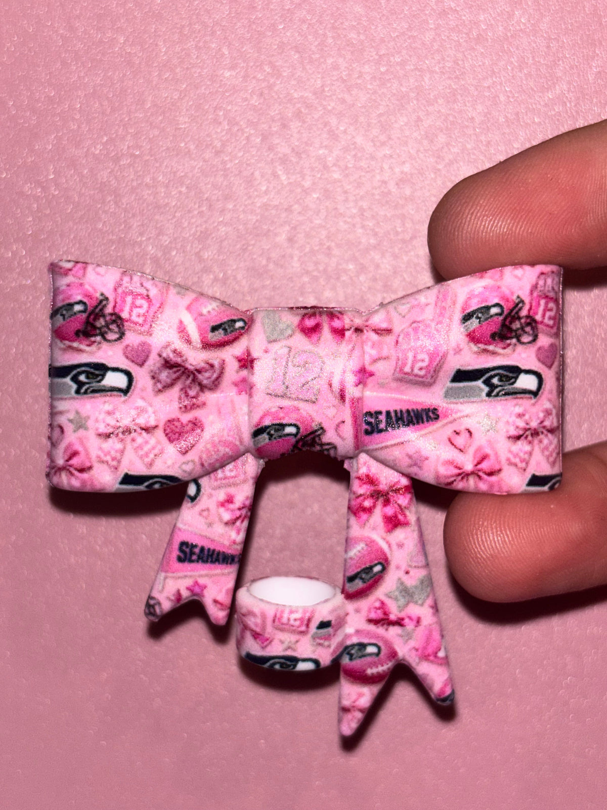 Seattle Seahawks Pink - Bow