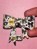 Pittsburgh Steelers Script & Leopard Bows - Bow
