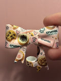 Crumbl Cookies & Pink Hearts - Bow