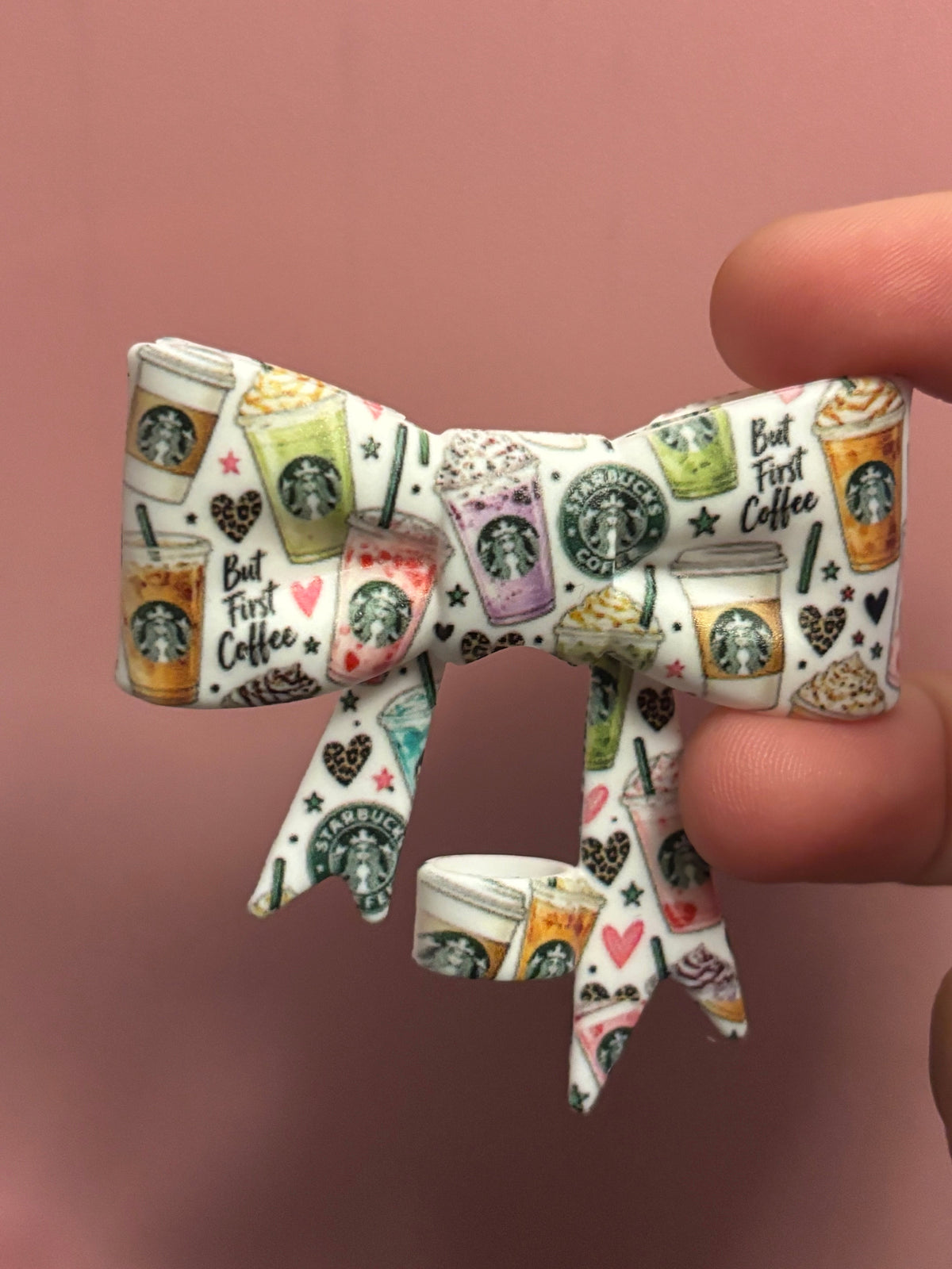 Starbucks But First Coffee - Bow