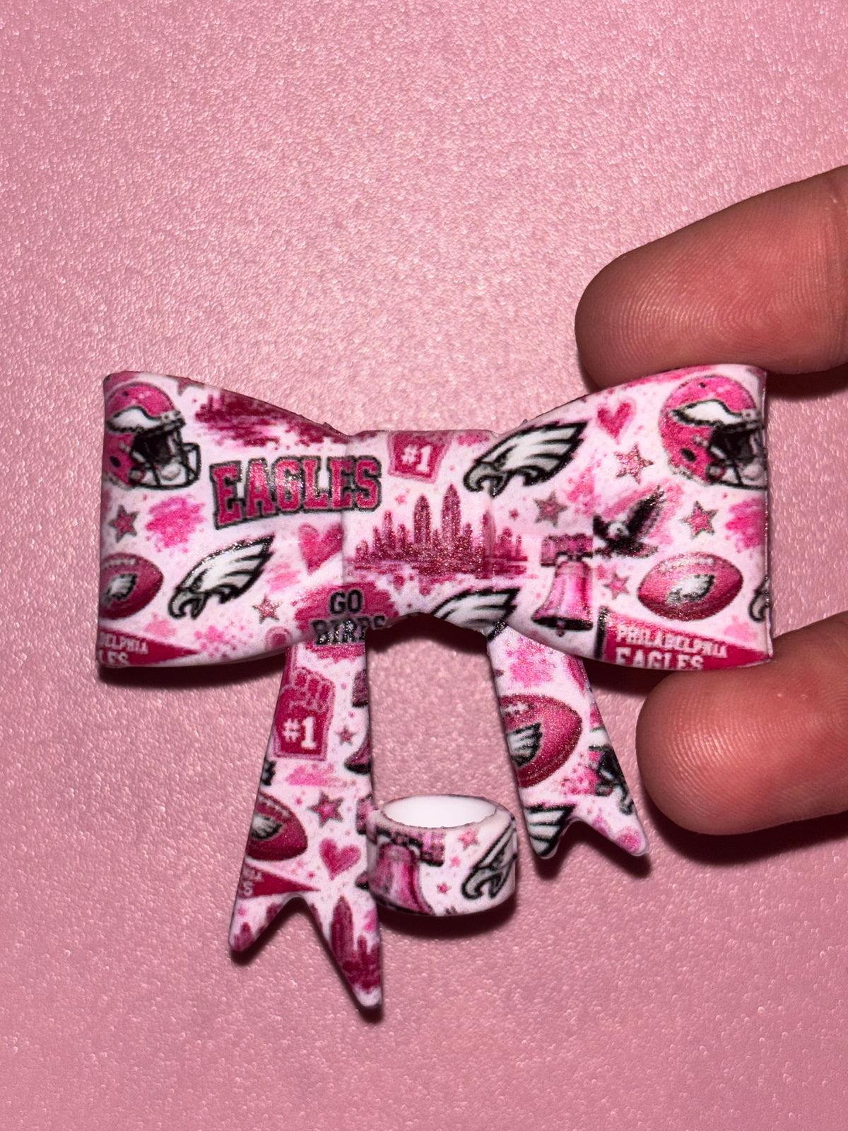 Philadelphia Eagles Pink - Bow